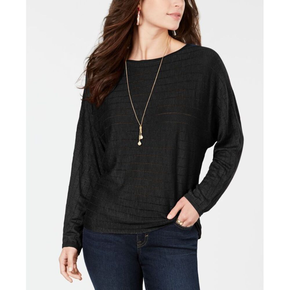 Style & Co Boat Neck Dolman Sleeve Sweater